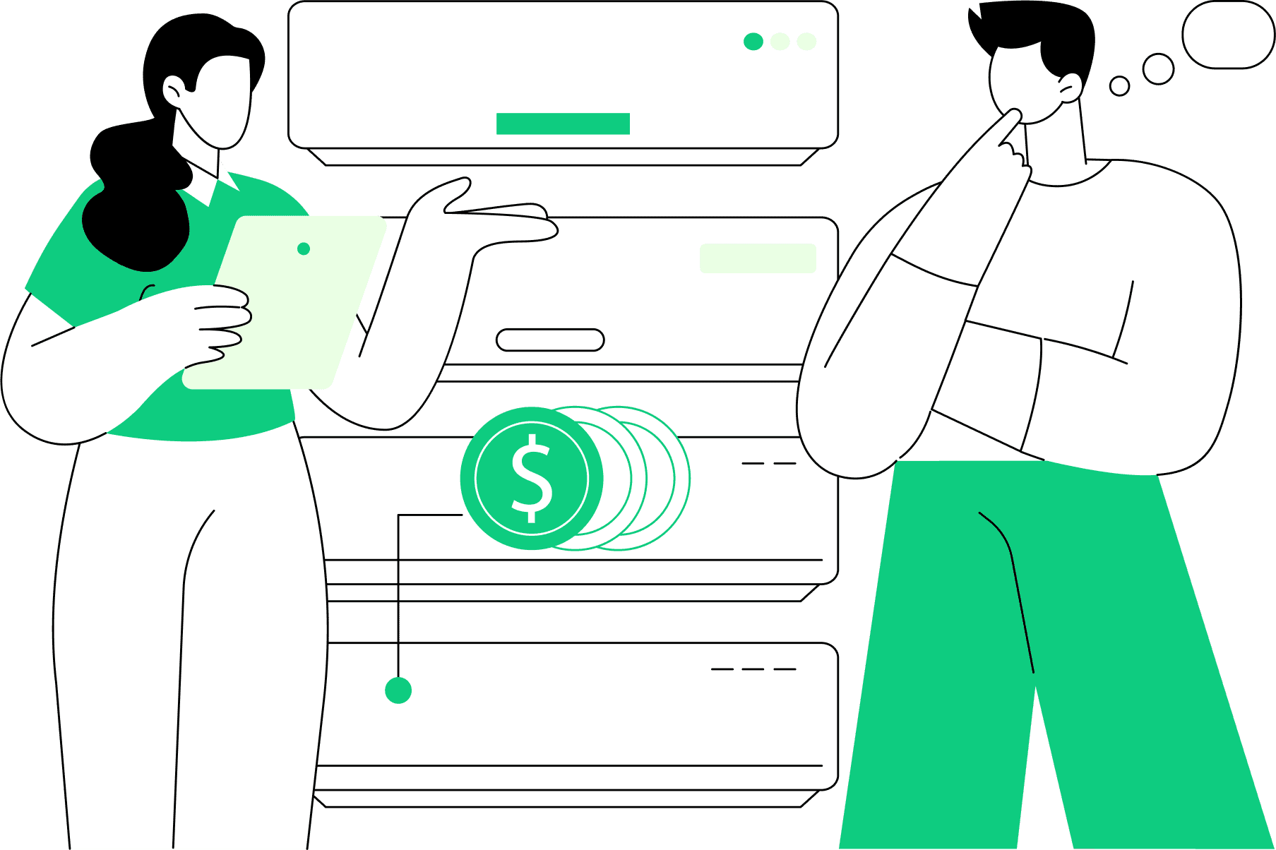 SEO pricing packages illustration