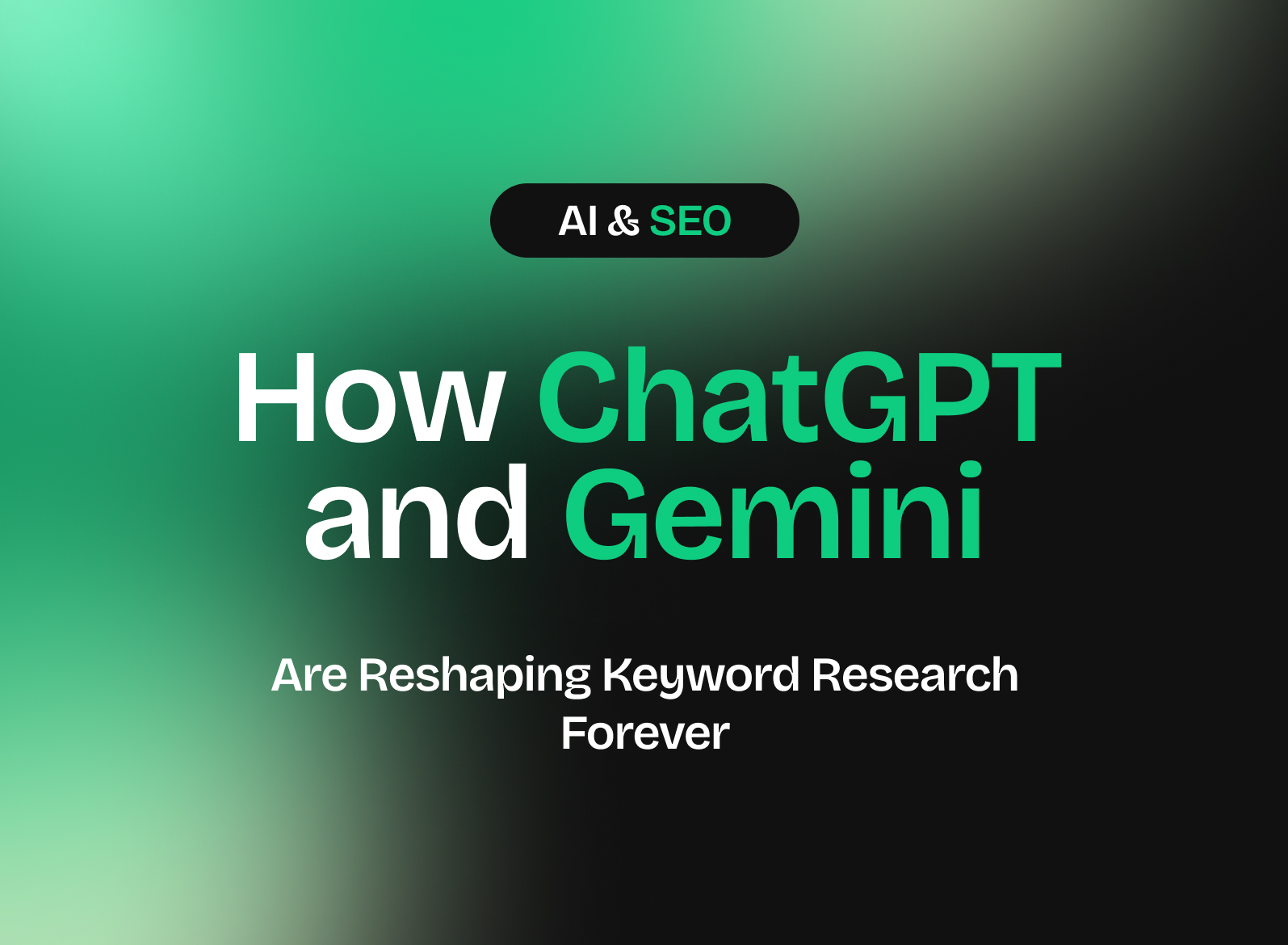 AI & SEO: Reshaping Keyword Research