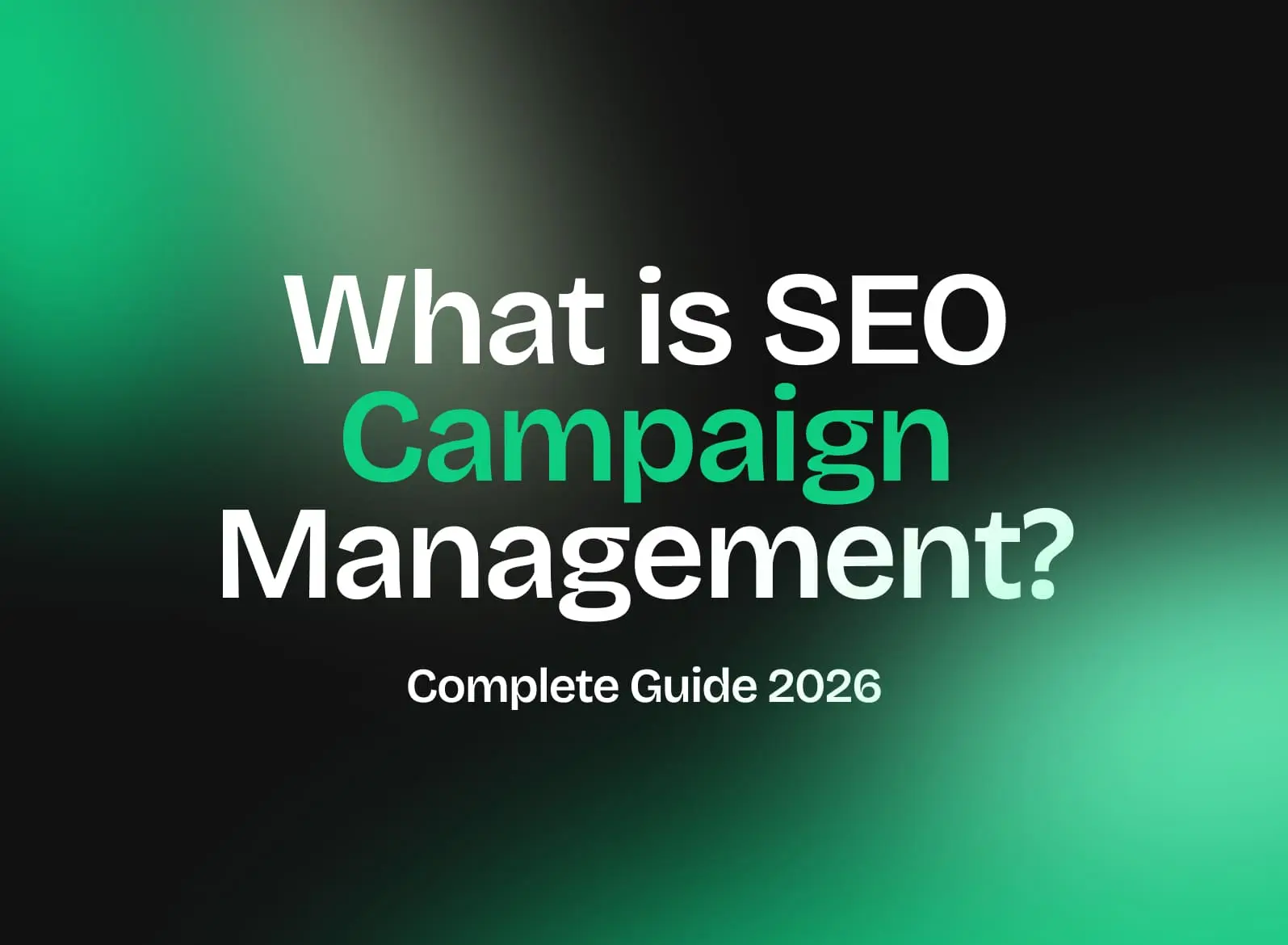 SEO Campaign Management