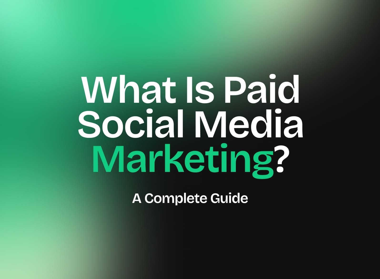 What Is Paid Social Media Marketing
